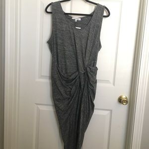Gray Space Dye Knotted Dress (NWT)
